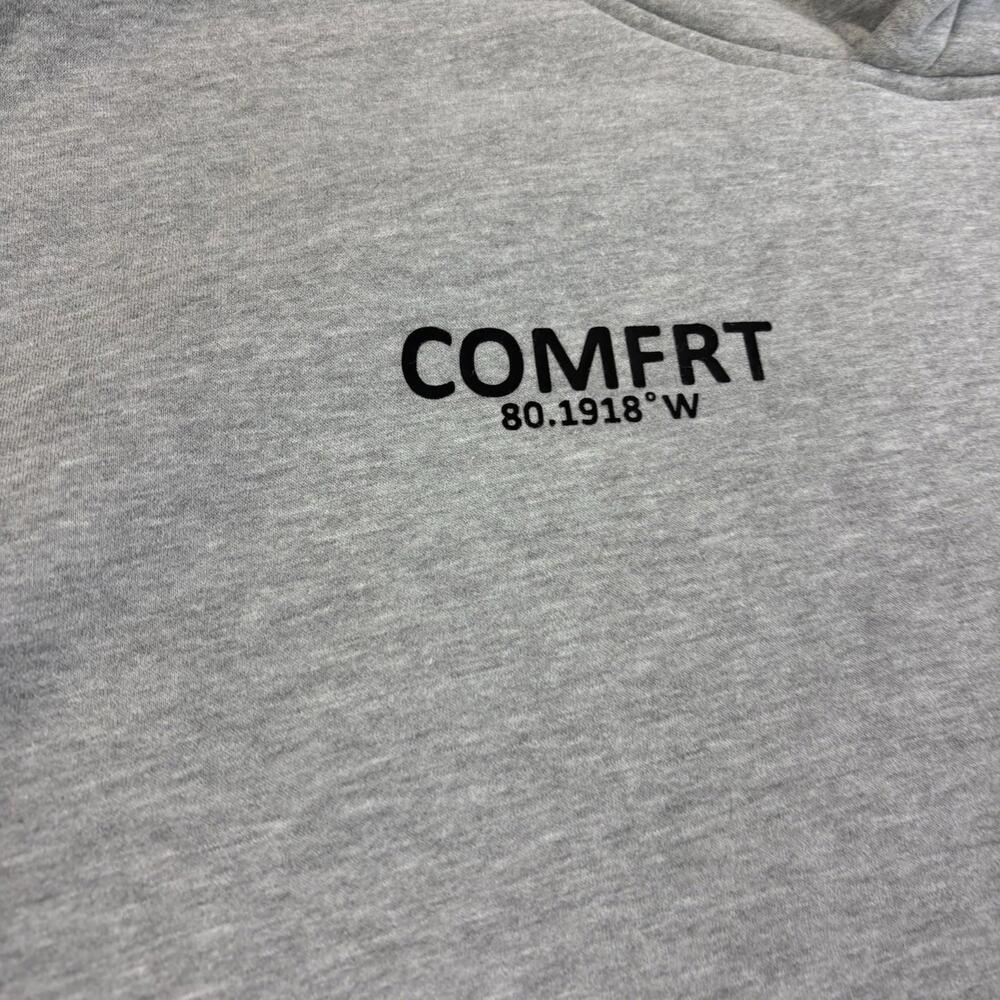 Comfrt Coordinate Hoodie Size Large Gray Oversized Cozy - Picture 7 of 9
